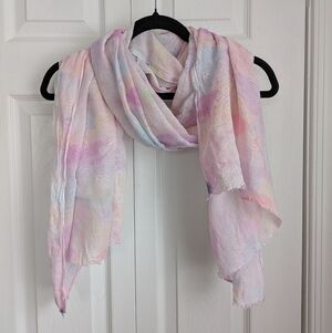 Pastel Ethereal Pink Multicolor Scarf